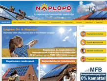 Tablet Screenshot of naplopo.hu